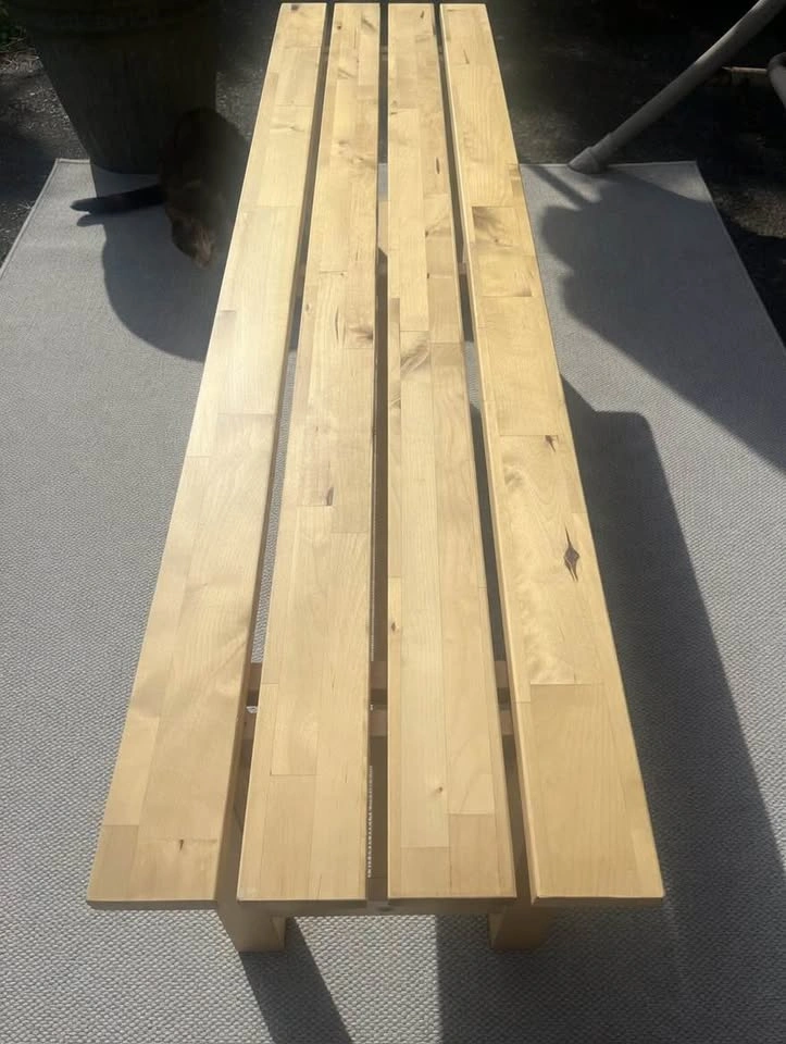 IKEA NORDEN solid wood storage bench – excellent condition - photo 2