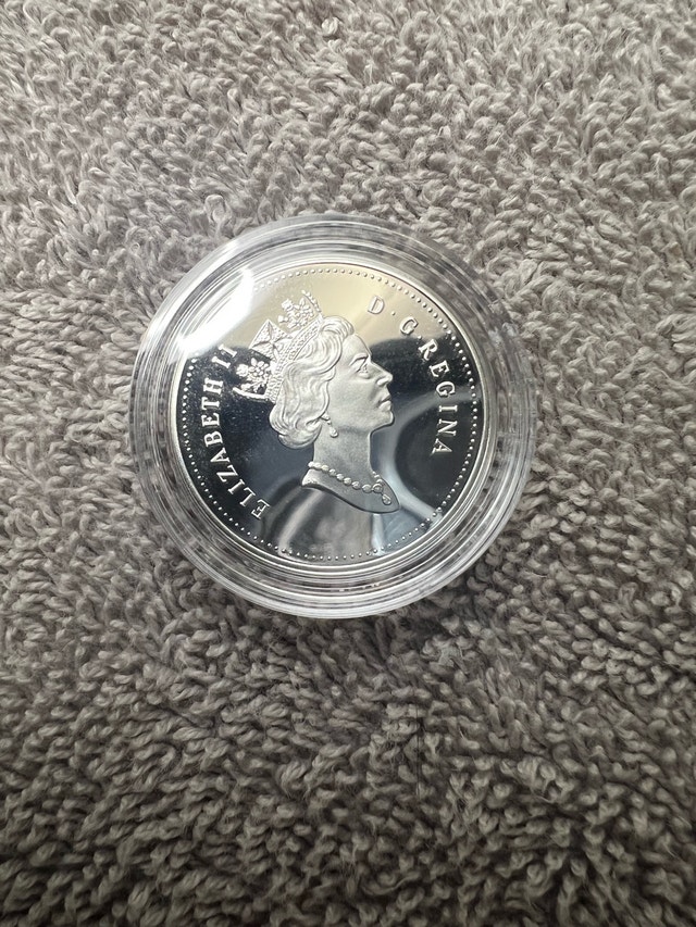 Sterling Silver 50cent Hockey Coin - photo 2