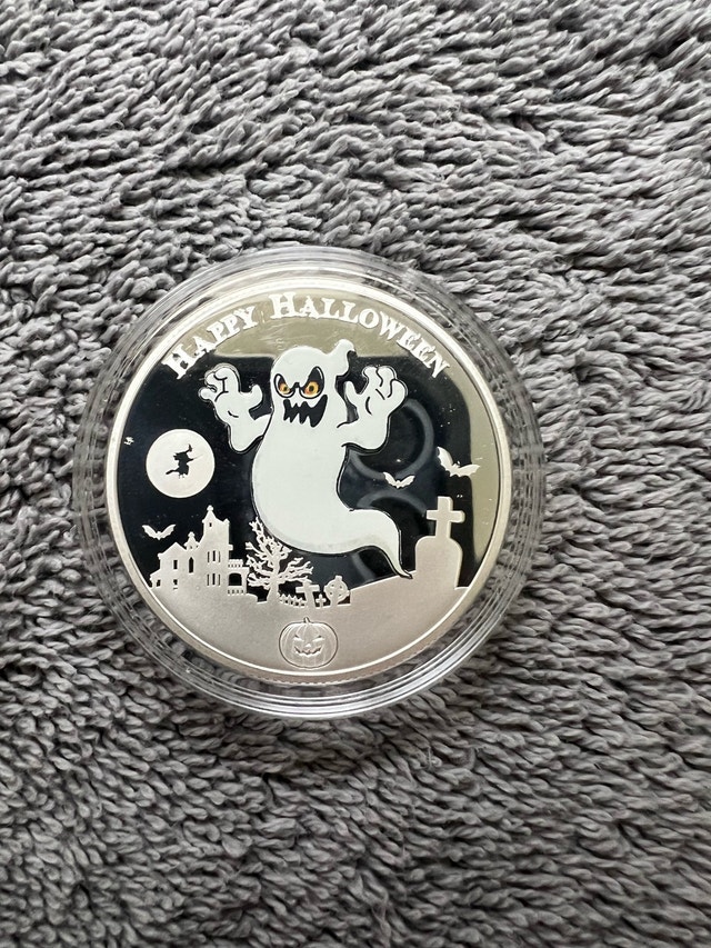 .999 1oz Fine Silver Ghost Coin