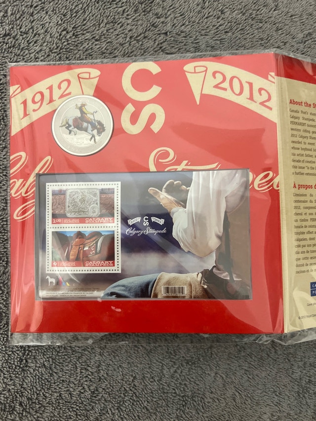 Coin & stamps celebrating Calgary Stampede 100th year! - photo 2