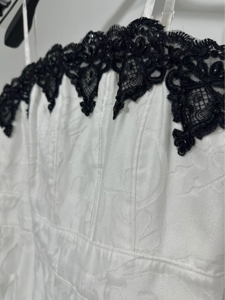 Prom/Cocktail/Bridesmaid White Dress Size 10 - photo 4