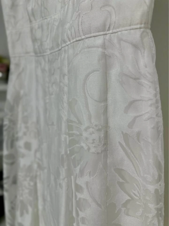 Prom/Cocktail/Bridesmaid White Dress Size 10 - photo 5