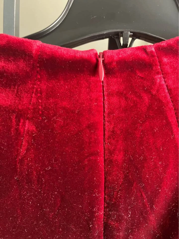 Velvet red dress - brand new - photo 5