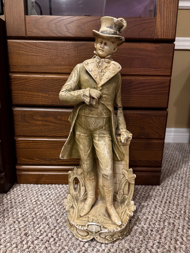 Vintage Gentleman Statue