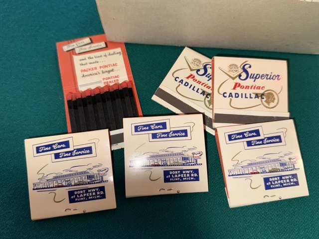 Vintage Matchbooks - Superior Pontiac Cadillac - photo 2