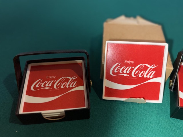 Coca-Cola Coasters - Set of 4 with Original Boxes - photo 2