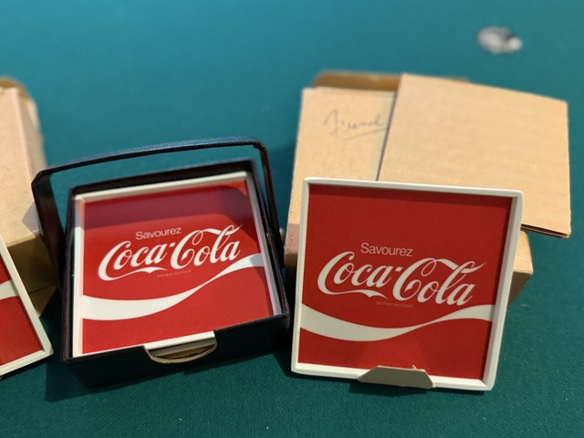 Coca-Cola Coasters - Set of 4 with Original Boxes - photo 3