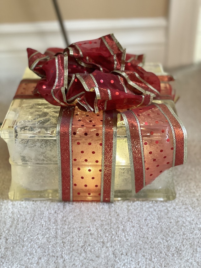 Decorated Glass Block