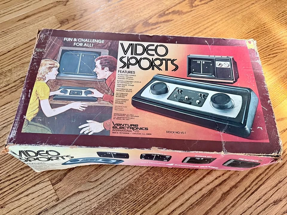 Vintage 1970s Venture Electronics Video Sports VS-1