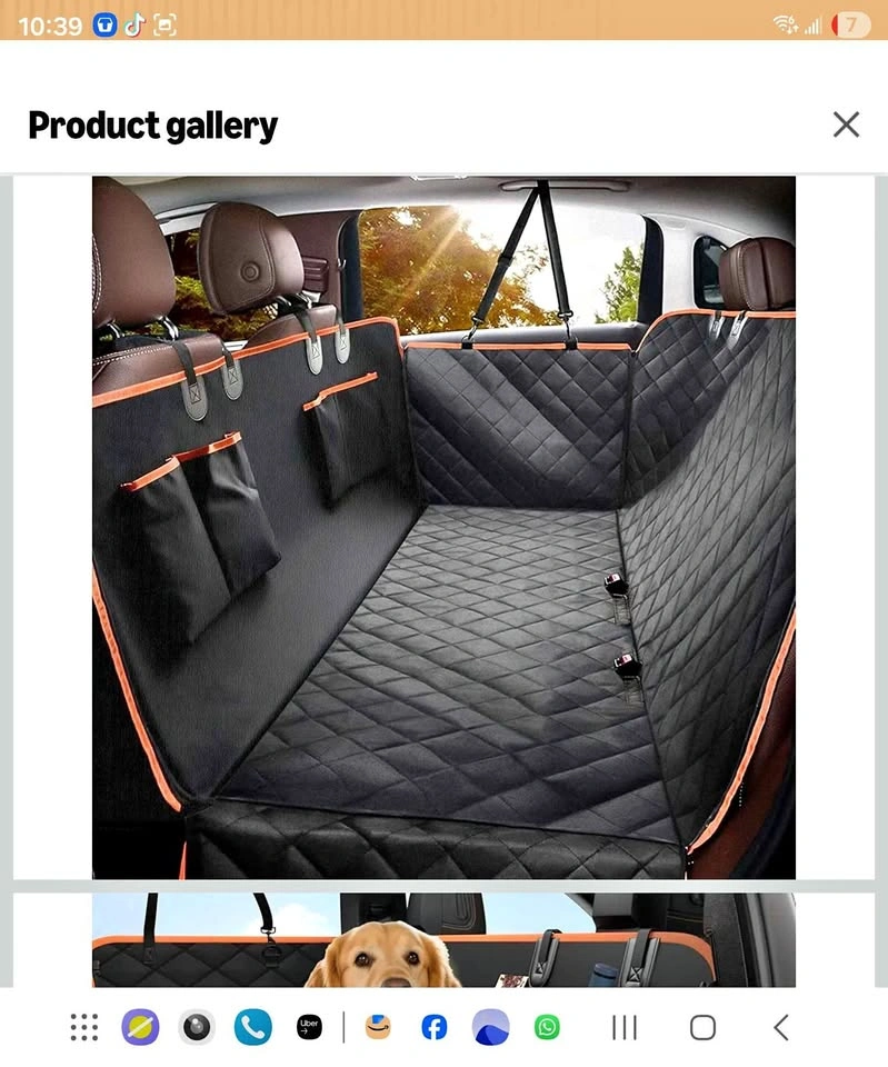 Dog Car Seat Cover - Waterproof & Scratch Proof