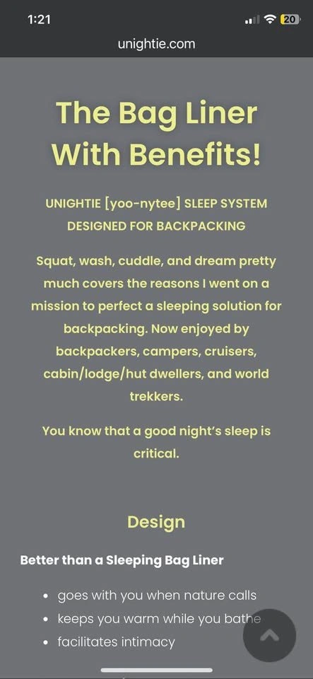 Unightie - Bag Liner with Benefits - photo 2