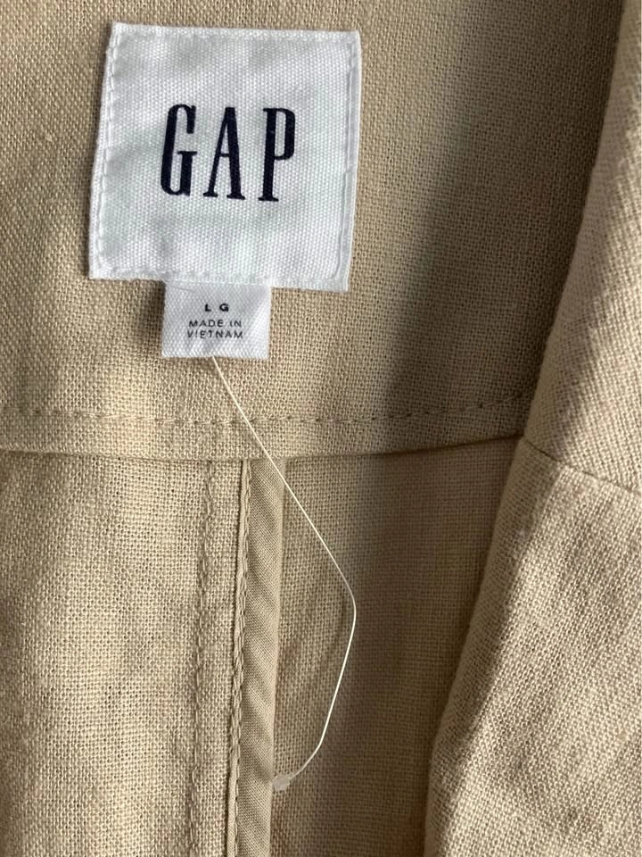 Gap Linen Beige Blazer - Brand New - photo 3