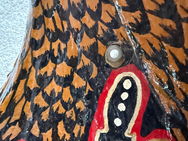Painted Moose Antler - photo 5