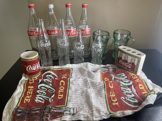 Lot of Coca Cola items