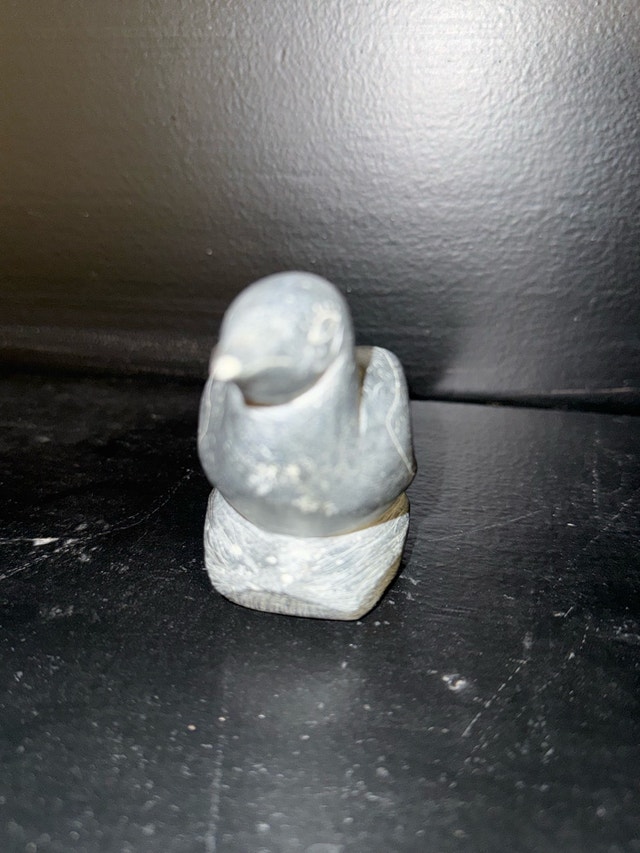Inuit Soapstone Bird - photo 2