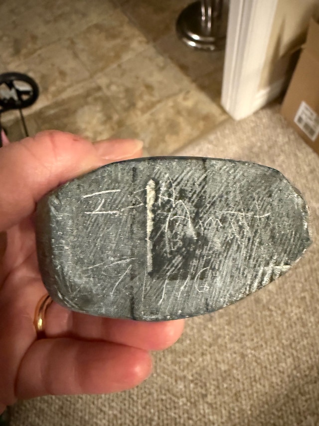 Inuit Soapstone Bird - photo 4
