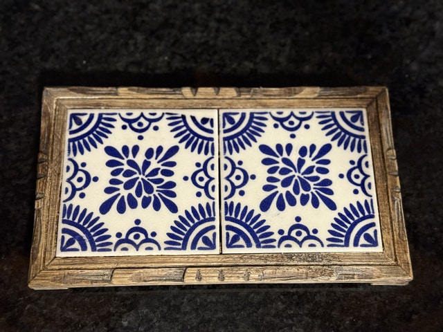 Mexican Tile Art - Blue Floral - Dal-Tile Mexico