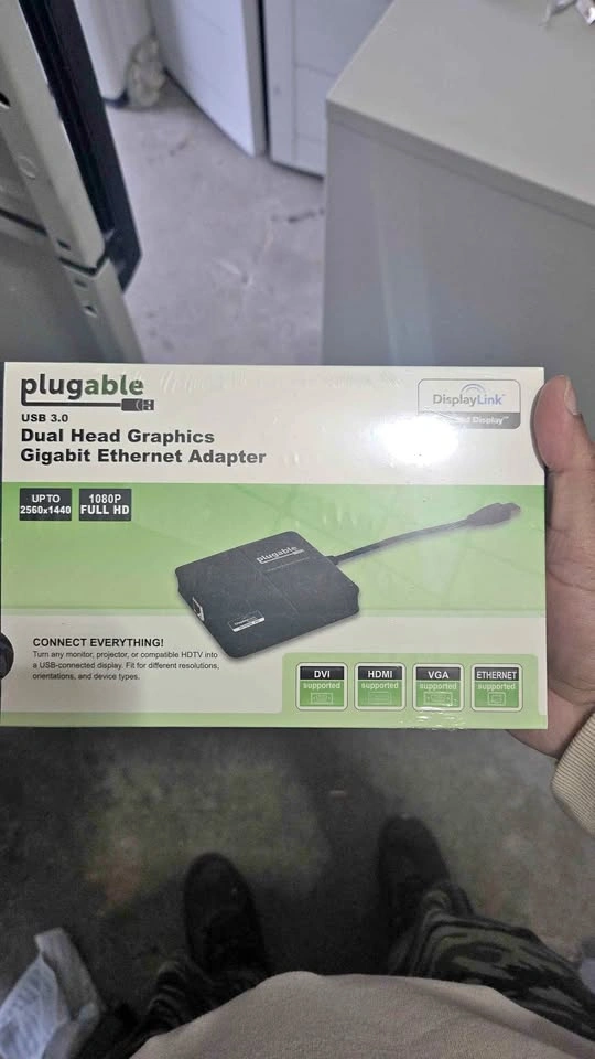 Plugable USB 3.0 Dual Graphics & Ethernet Adapter