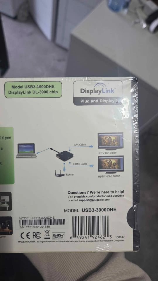 Plugable USB 3.0 Dual Graphics & Ethernet Adapter - photo 3