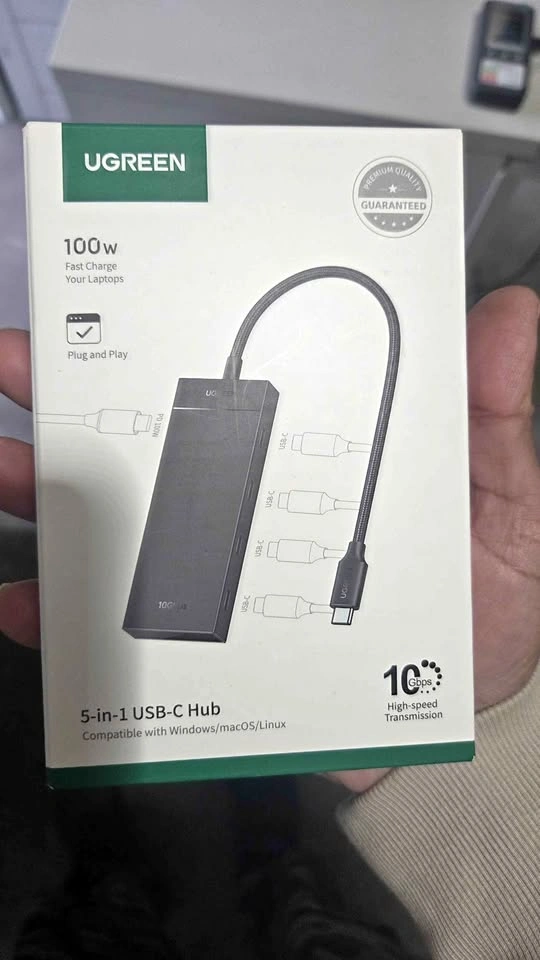 UGREEN 5-in-1 USB-C Hub 100W Fast Charge 10Gbps