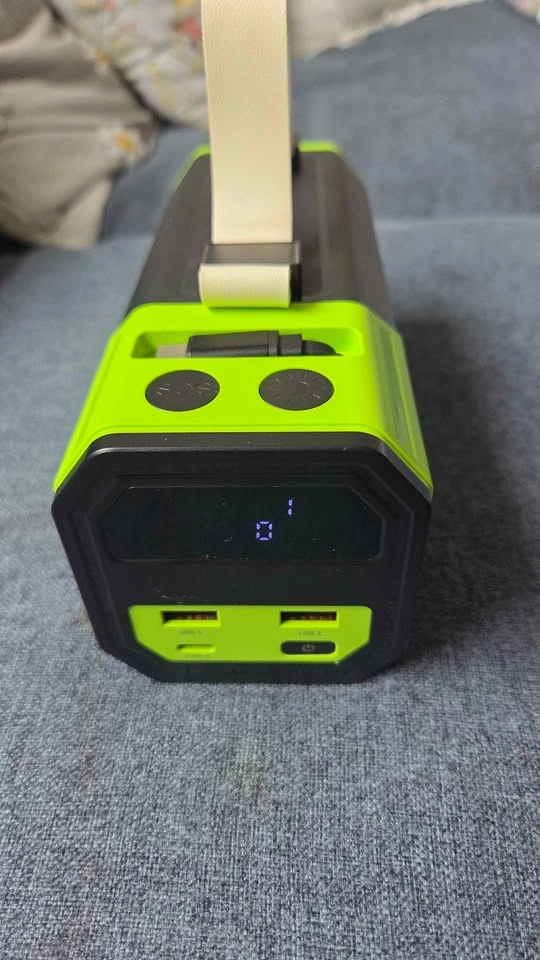 100W 70000mAh Portable Power Bank - Neon Green/Black (Open Box) - photo 2