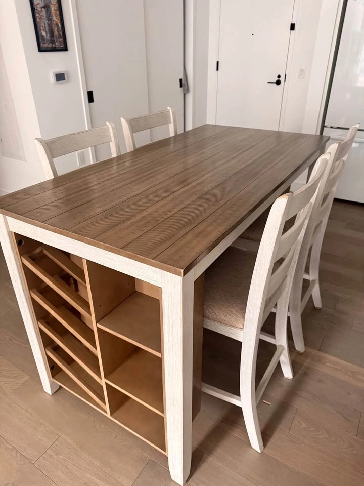 Dining Table Set (Table + 4 Chairs) – Great Condition - photo 2