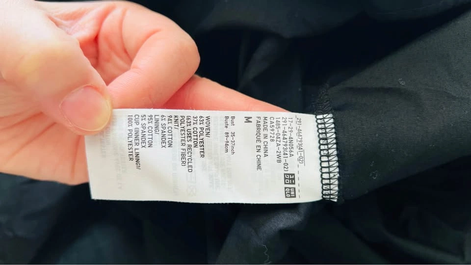 Black Midi Dress w/ Pockets & Built-in Bra - photo 5