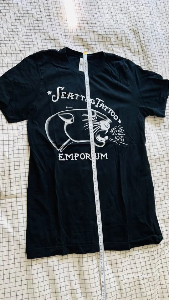 Black Bella+Canvas Seattle Tattoo Emporium Tee - photo 3