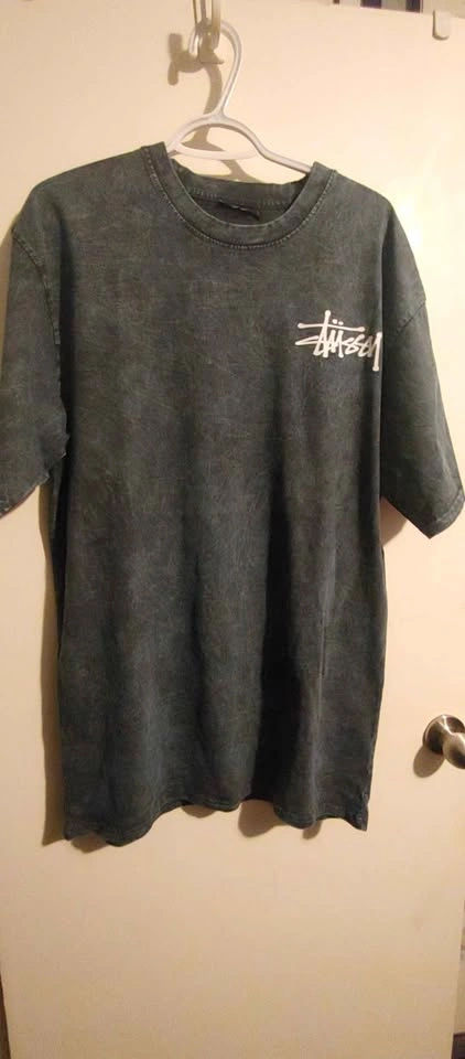 Stussy Dark Blue Faded T-Shirt - Casino Theme - Men's L - photo 2