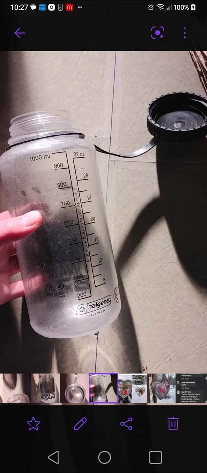 Nalgene Water Bottle 32 oz I Want To Bzam Graphic - photo 3