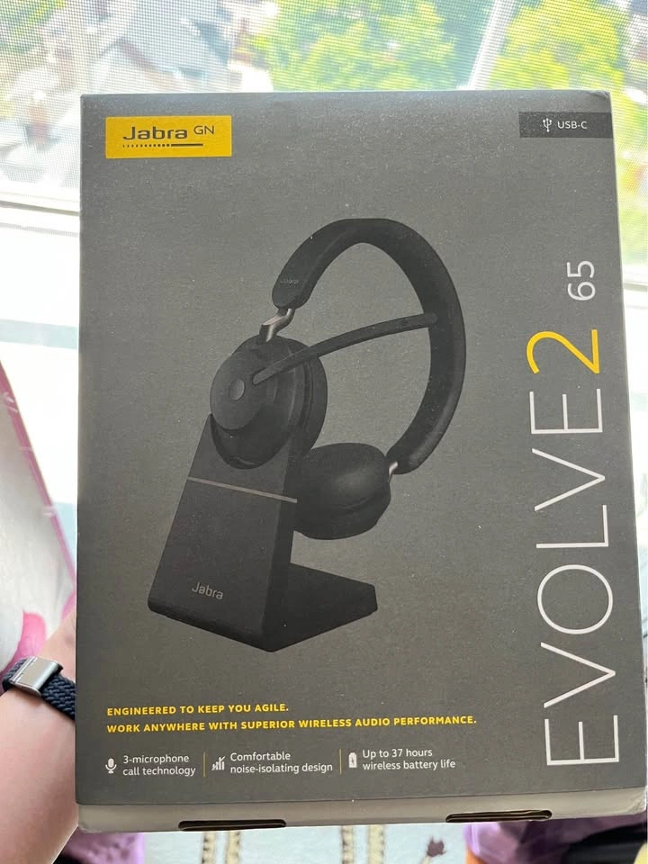 Jabra Evolve2 65 USB-C MS Teams Stereo w/ Charging Stand - Black - photo 2