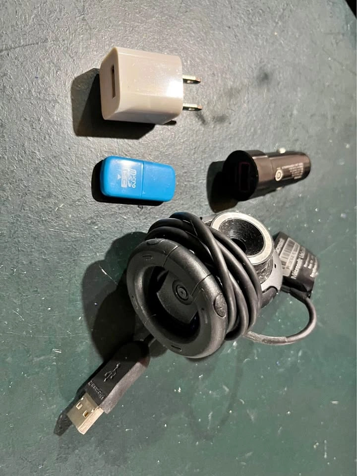 Micro SD Reader, Webcam, Car USB Adapter, Power Adapter
