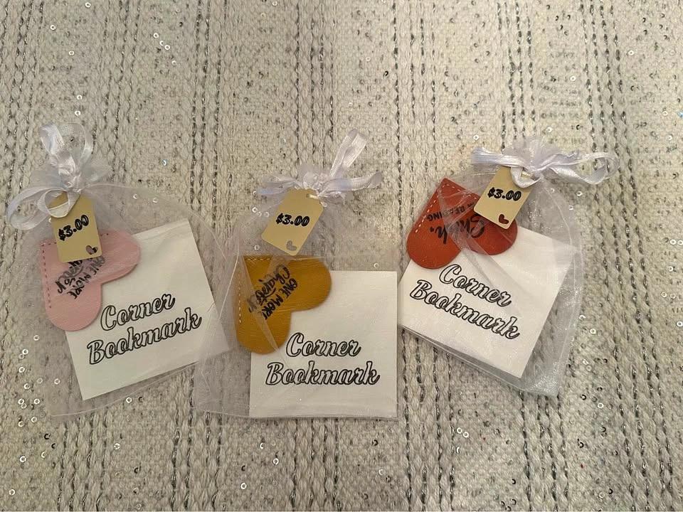 Heart Corner Bookmarks