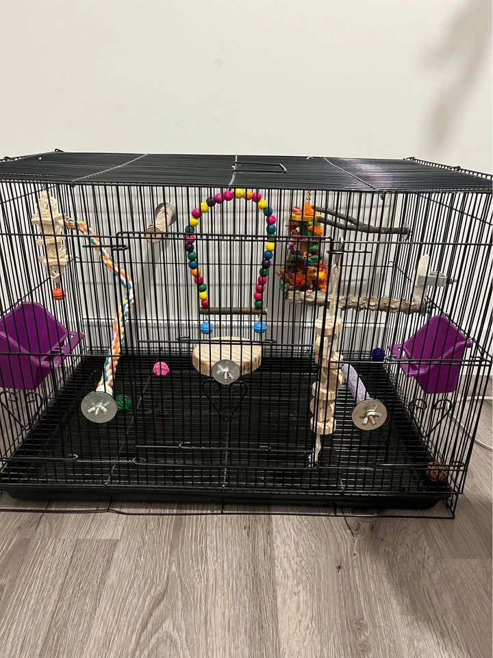 FULLY SET UP BIRD CAGE - photo 2