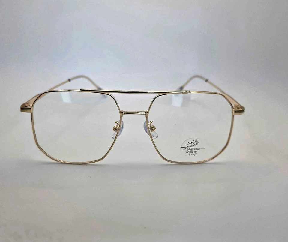 New Gold Frame Anti-Blue Light Glasses UV400