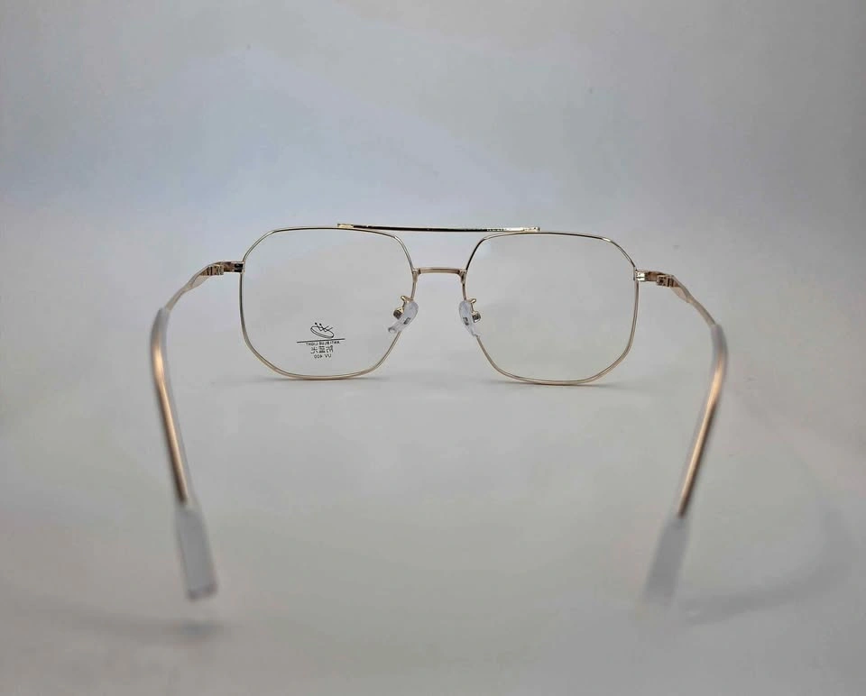 New Gold Frame Anti-Blue Light Glasses UV400 - photo 2