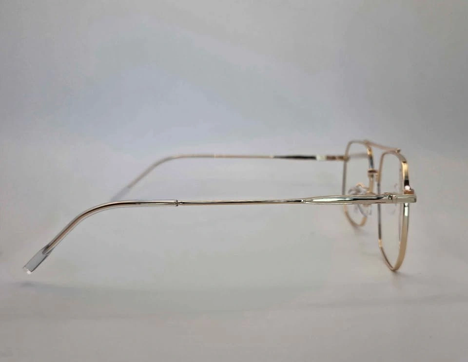 New Gold Frame Anti-Blue Light Glasses UV400 - photo 4