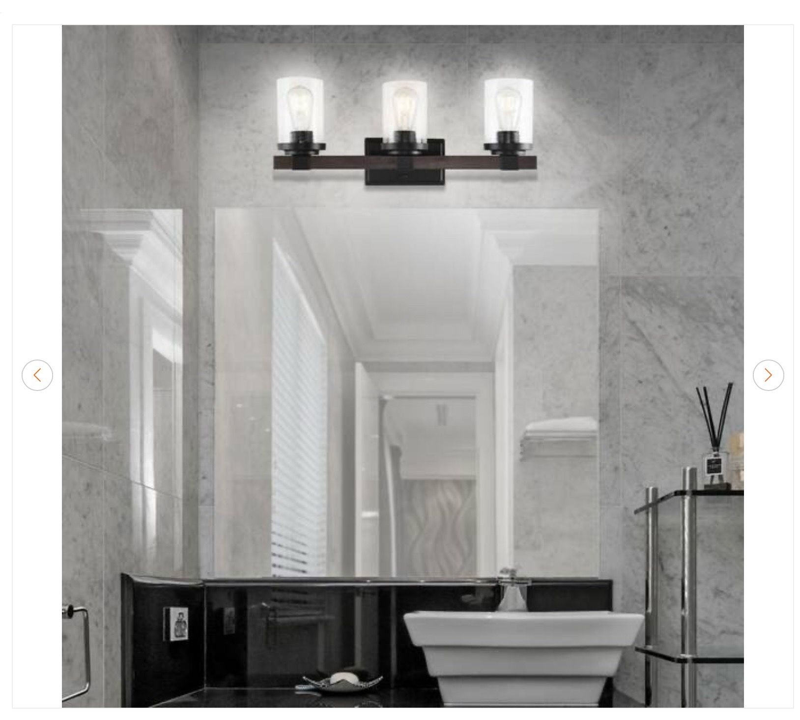 JONATHAN Y Bungalow 3-Light Farmhouse LED Vanity Light - photo 3