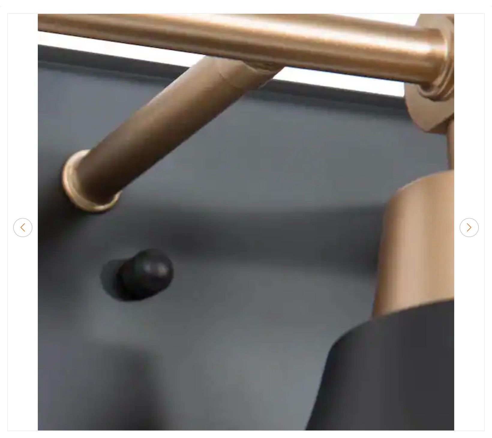 24.5 in. 3-Light Black Bell Vanity Light Fixture - photo 5