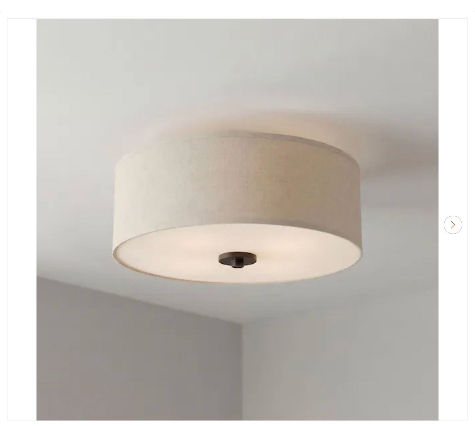 Progress Lighting Inspire 13" Antique Bronze Ceiling Light