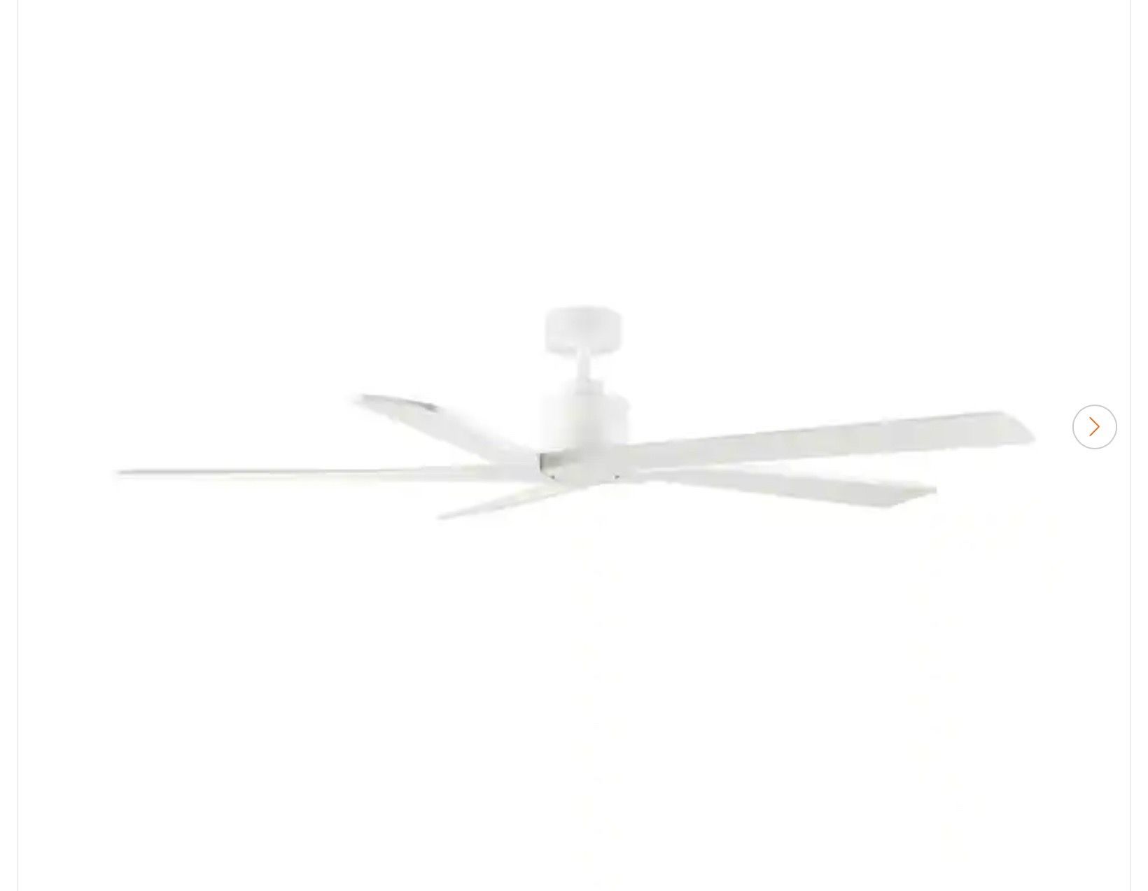 MLiAN 72 in. Indoor DC Ceiling Fan White - New - photo 2