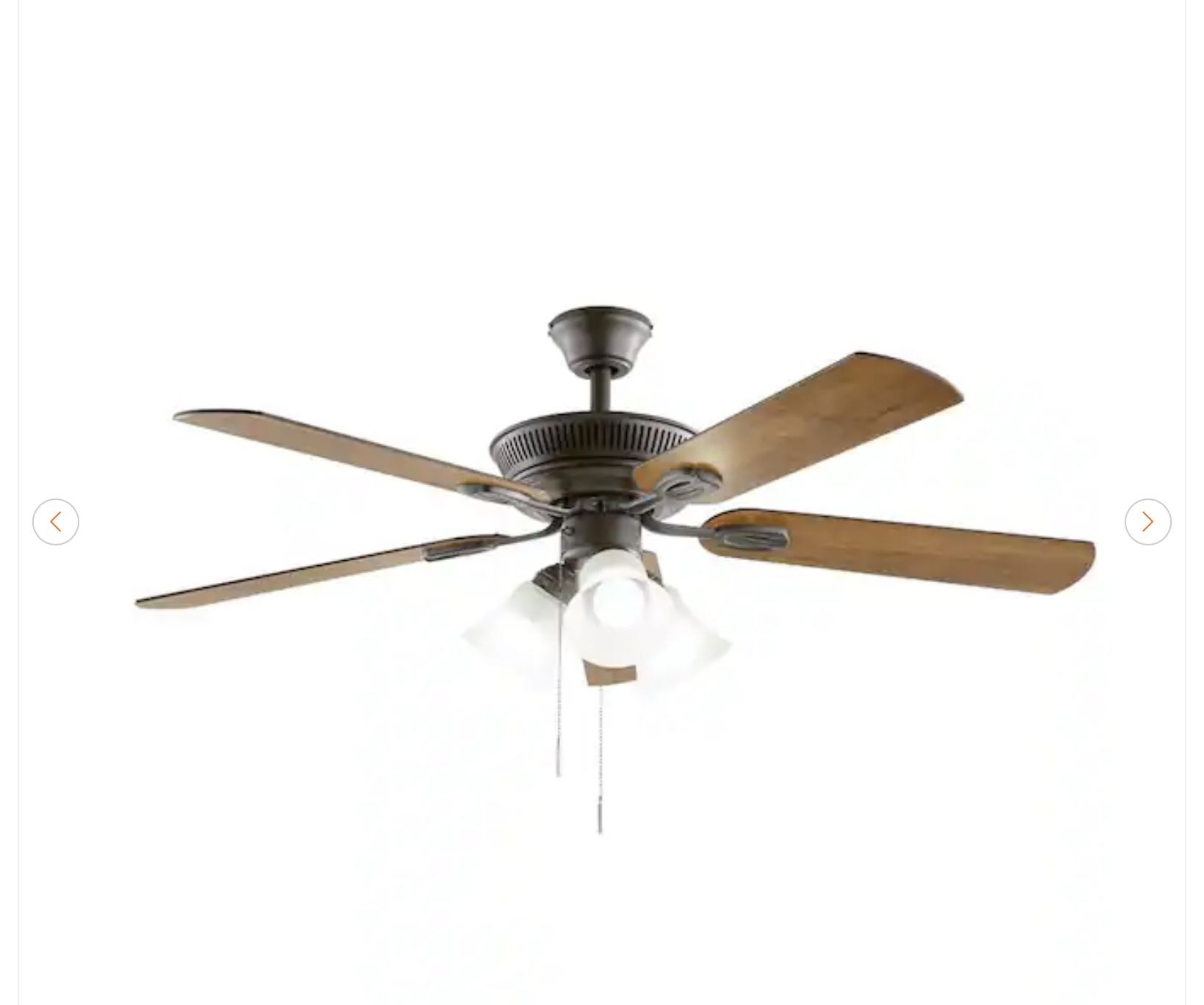 Hampton Bay Glendale III 52 in. LED Ceiling Fan - New