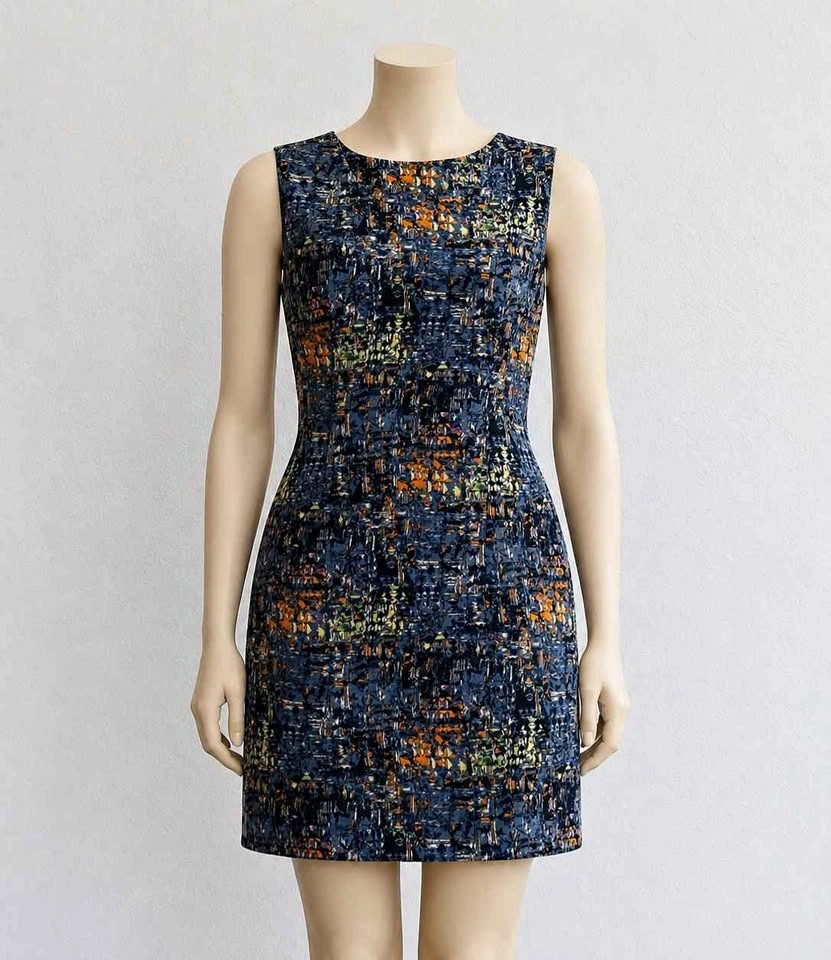 Wynn Abstract Print Sleeveless Dress (Size M)