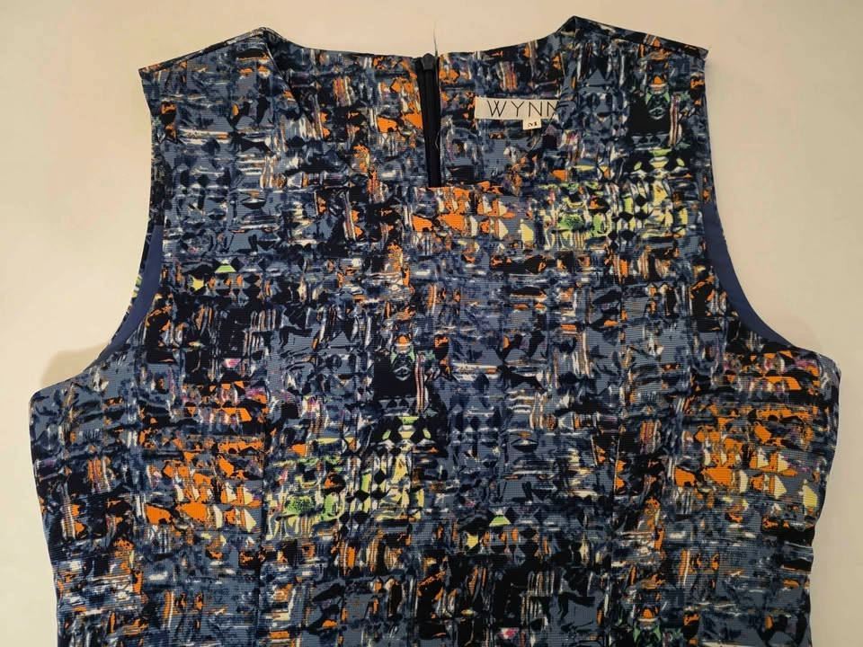 Wynn Abstract Print Sleeveless Dress (Size M) - photo 3