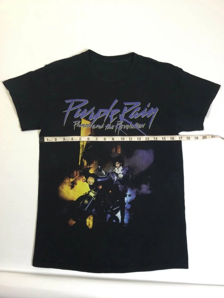 🌱Prince T Shirt Purple Rain Music Tee, Small - photo 3