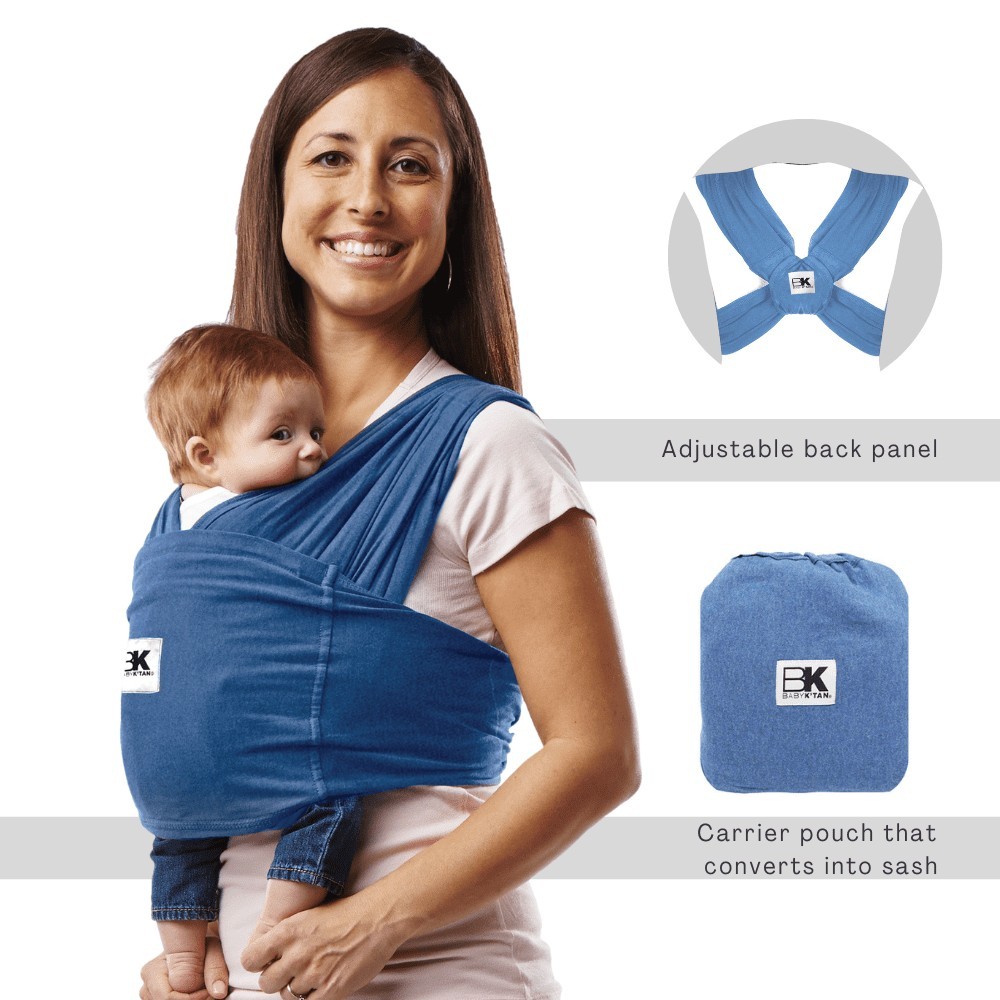 Baby K'tan Baby Carrier - Medium, Denim - photo 2
