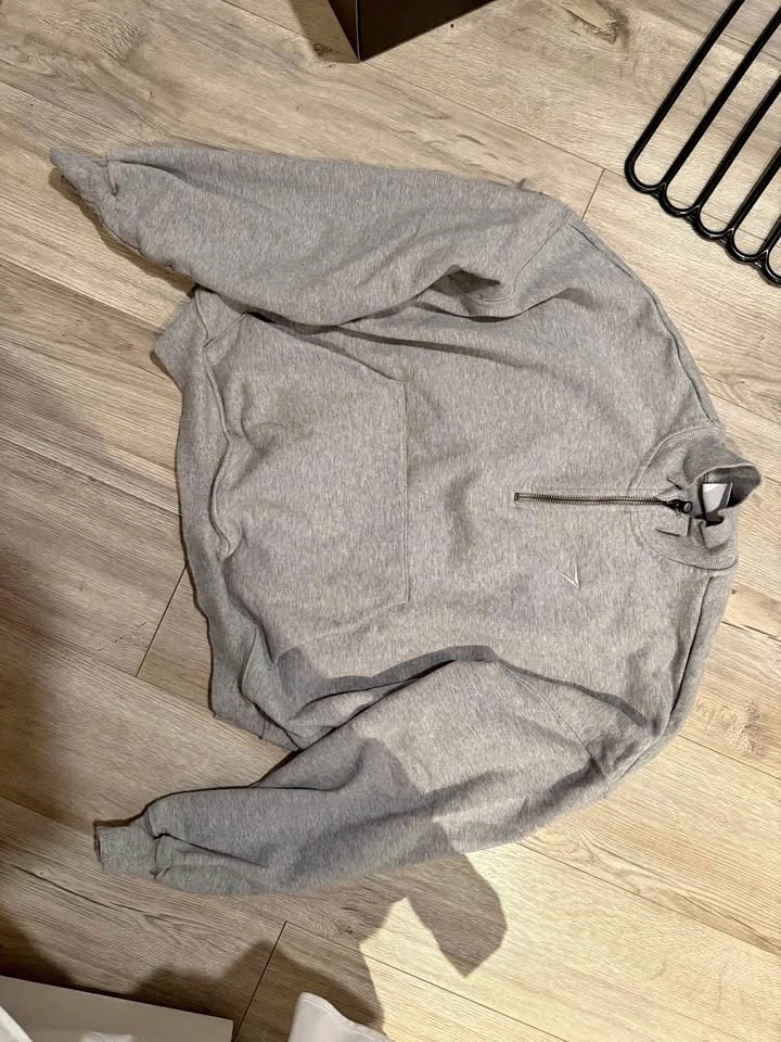 Gym Shark Short Half Zip Sweater XS