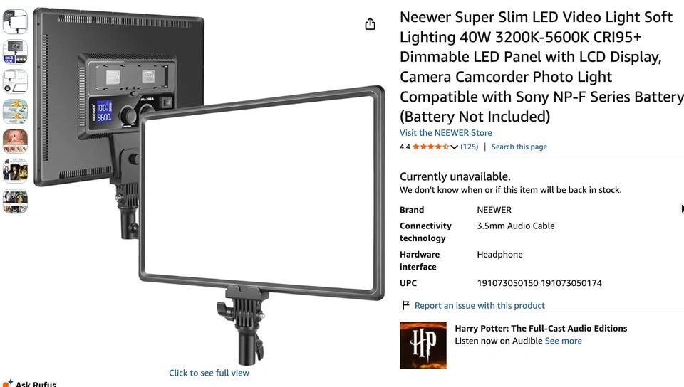 Neewer Slim LED Video Light - photo 3