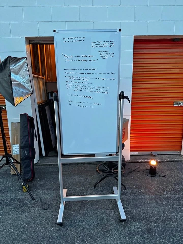 Double Sided Whiteboard 48” x 24”