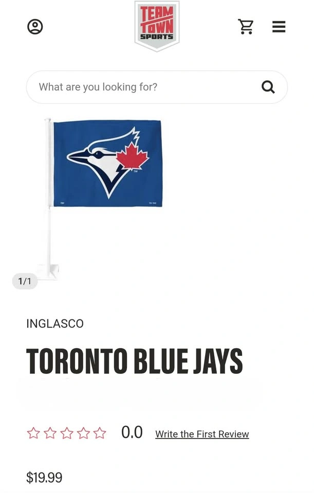 (NEW) Toronto Blue Jays Car Flag (Official MLB Merch) - photo 2